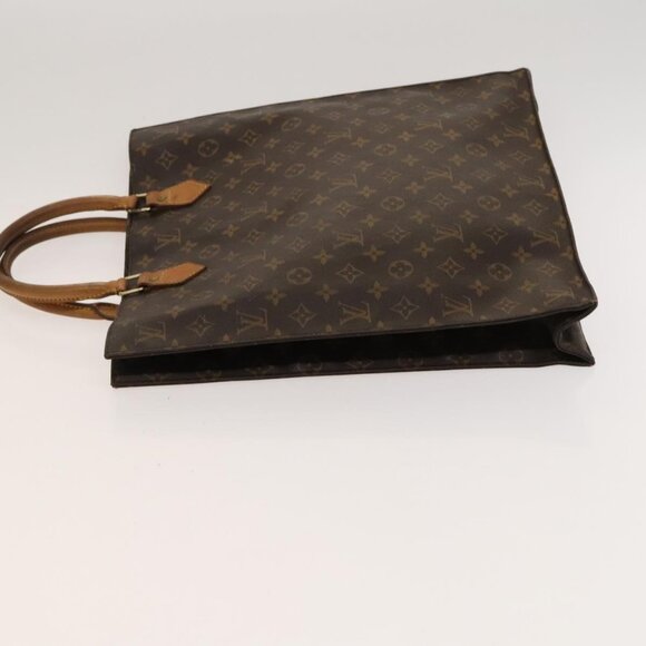 LOUIS VUITTON Monogram Sac Plat Hand Bag M51140 LV Auth - Picture 2 of 14